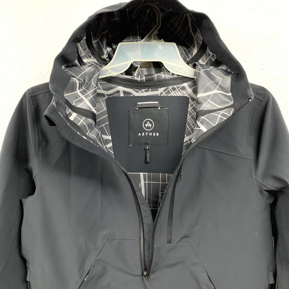 Aether Central Anorak Hooded 1/2 Zip Jacket - Men's S - Picture 4 of 12